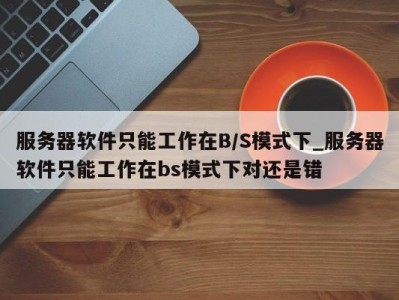 珠海服务器软件只能工作在B/S模式下_服务器软件只能工作在bs模式下对还是错 