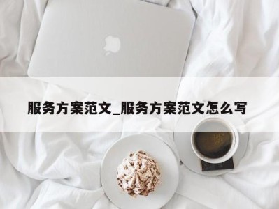 珠海服务方案范文_服务方案范文怎么写 