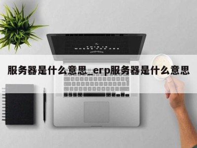 珠海服务器是什么意思_erp服务器是什么意思 